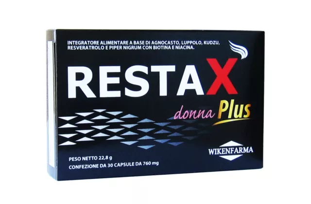 1 conf RESTAX Donna Plus-alopecia femminile in postmenopausa luppolo kudzu