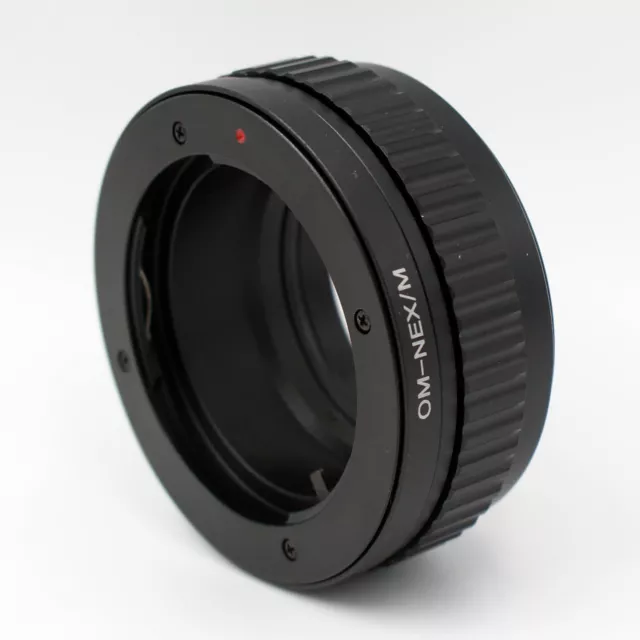 OM-NEX/M Macro Focusing Helicoid Adapter For Olympus OM lens to Sony E Mount