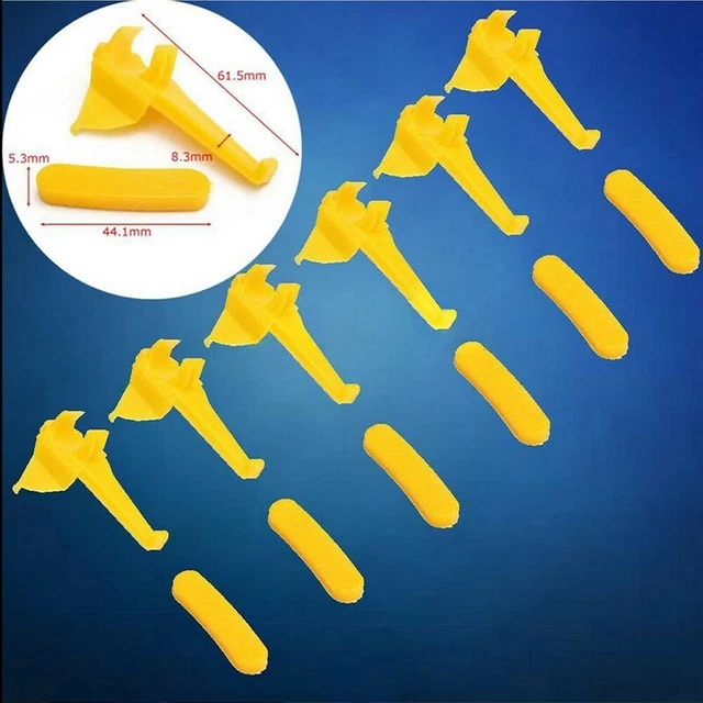 Set di 12 inserti testa cambio pneumatici in plastica di alta qualità con 2 tipi diversi