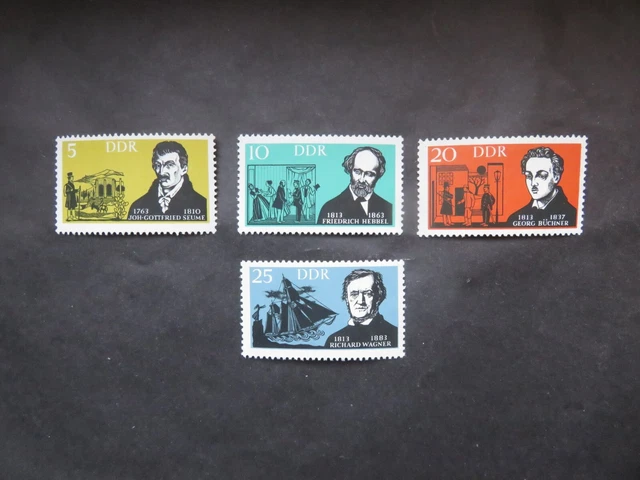 DDR 1963 Mi-Nr. DD 952 - 955 Bedeutende Deutsche Künstler Artists postfrisch kpl