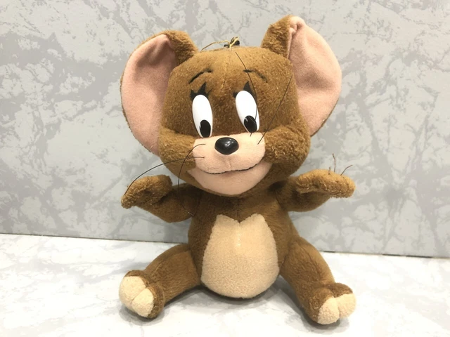 Grandi Giochi Peluche Jerry, 36 Cm, Morbido, Adatto Dalla Nascita, Personaggio Looney Tunes, Licenza Ufficiale WB, PLA19591