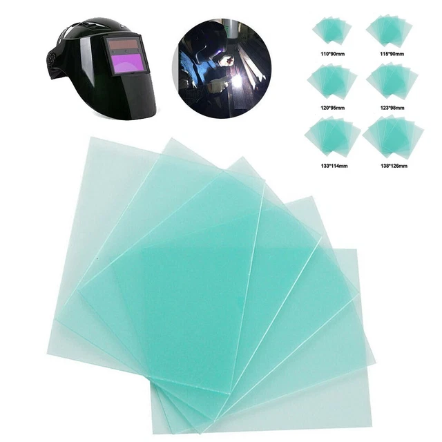 Durable Protection Board Set For Welding Helmet Replacement Green Parts
