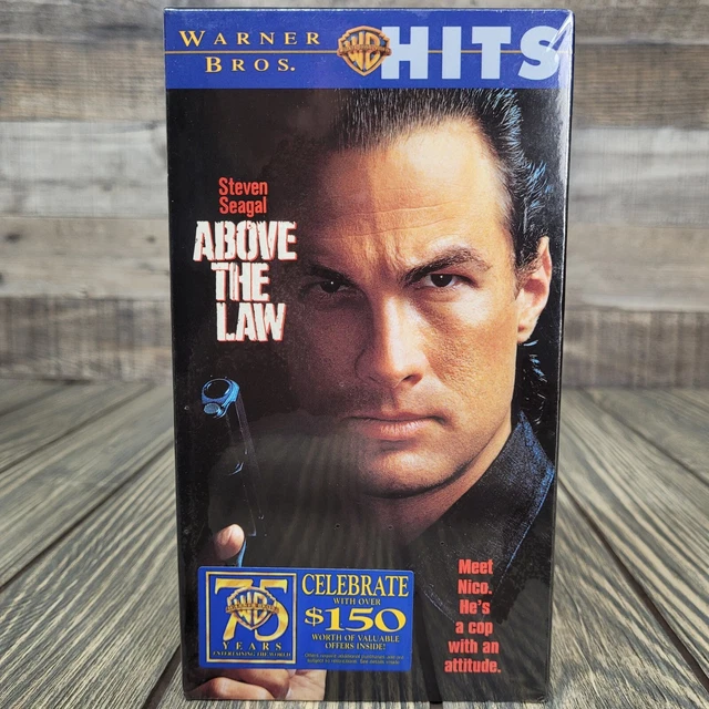 ABOVE THE LAW (VHS, 1998) New Factory Sealed w/WHV Watermark Steven