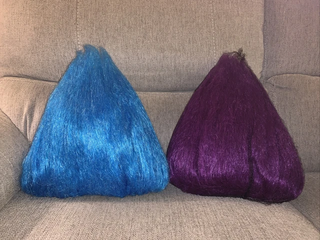 Adult Purple Blue Wig Cosplay Troll Fantasy Halloween Cosplay Party Hair Lot 2