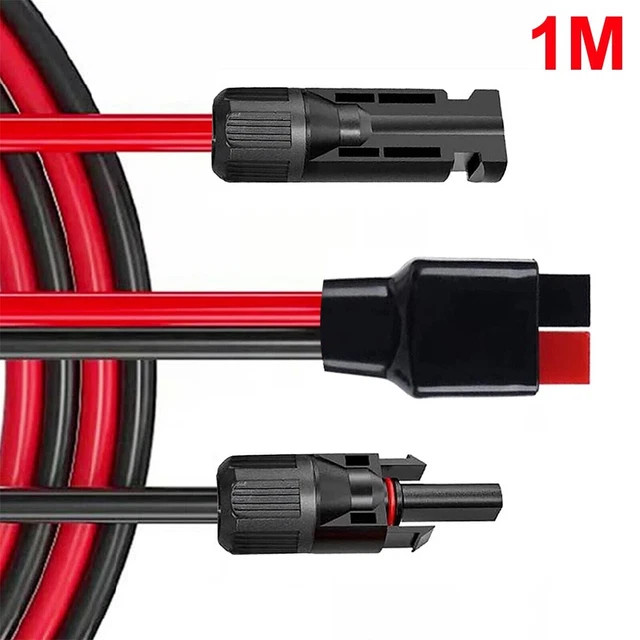 Kit de conector de cable de panel solar fácil de usar compatibilidad universal 10AWG