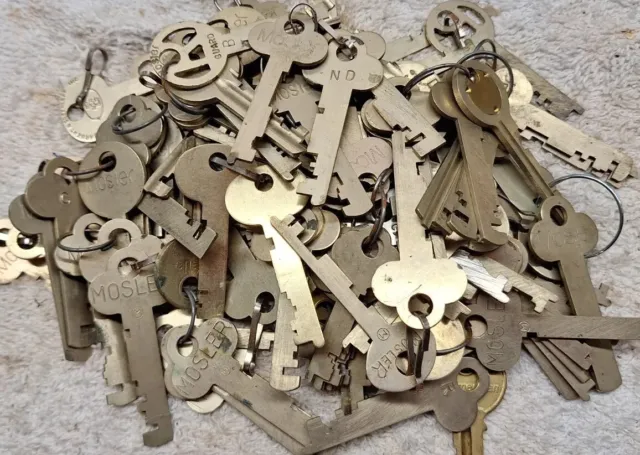 2 Pounds Of Precut Mosler Safe Deposit Box Keys Locksmith