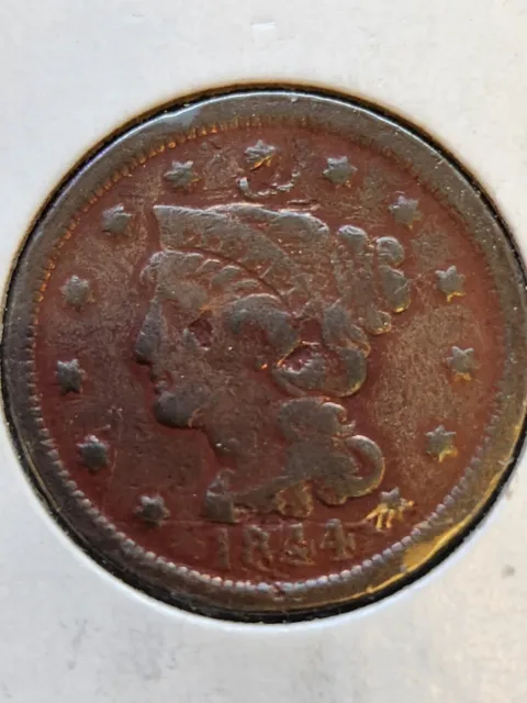 1844 USA 1 Large Cent