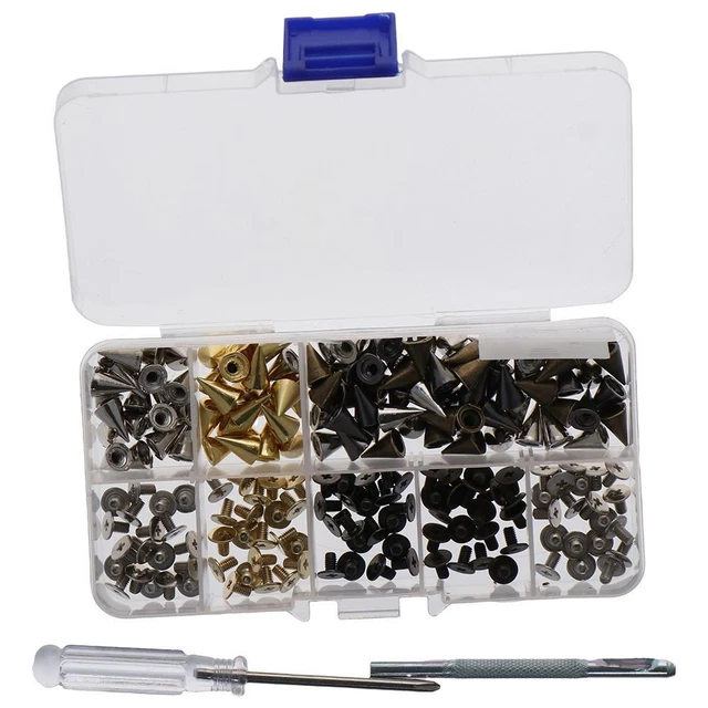 Fabirc Rivits 4COLOR CONE SPIKES 9.5mm rivets tools studs for clothing for fabric EUR ...