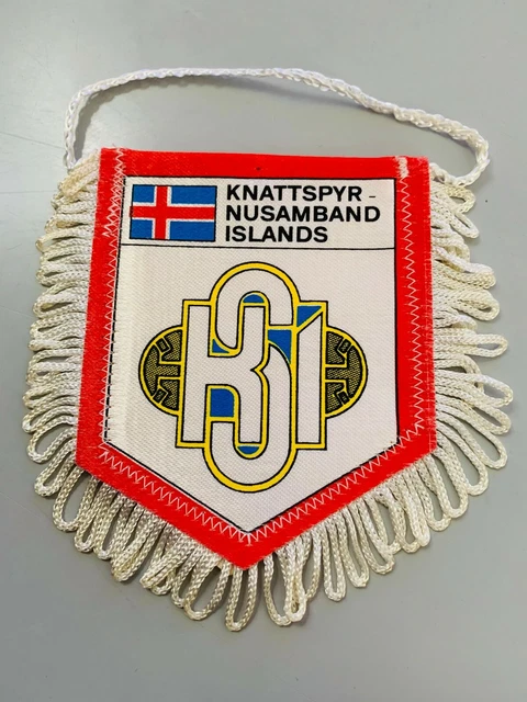 Fanion Fram Reykjavik – Vintage Foot Islandais – Banderin De Collection