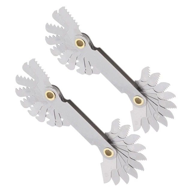 Calibro Filettature In Acciaio Inox – Righello Per Viti M1-10, Per Meccanica E Idraulica