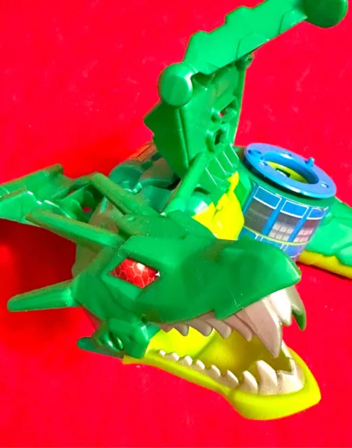 Hot Wheels City Air Attack Robo Dragon Play Set Motorized with