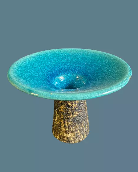 Mushroom Vase Candle Holder Pieter Groeneveldt Mid Century Studio Keramik 60s