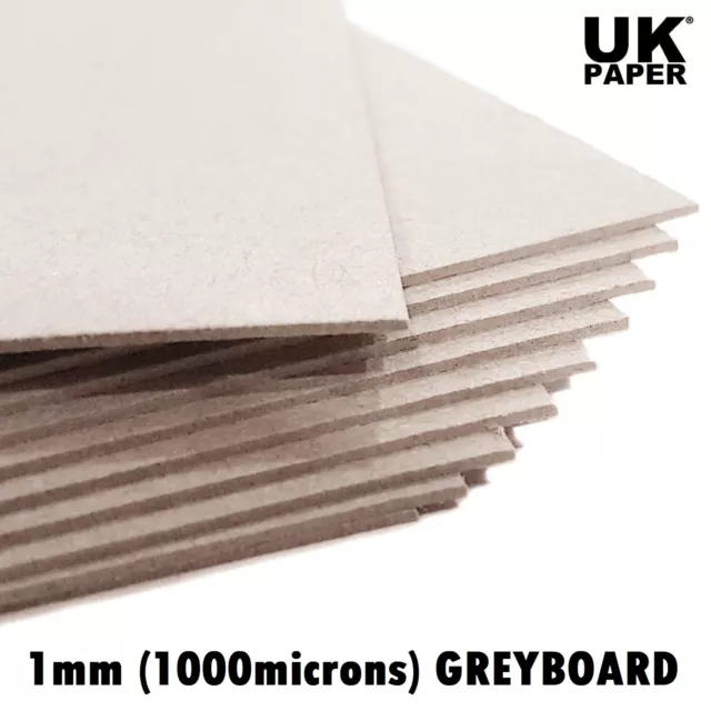 Greyboard A2 A3 A4 A5 A6 Thick Backing Board Cards Picture Frame Mount Sheets