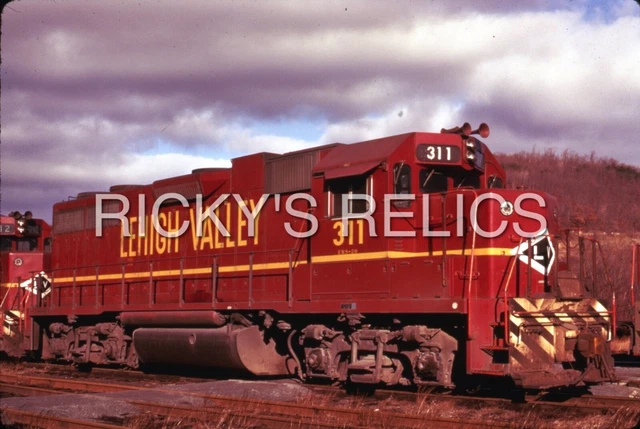 Duplicate Slide LV #311 EMD GP38AC Lehigh Valley 1970s ROSTER