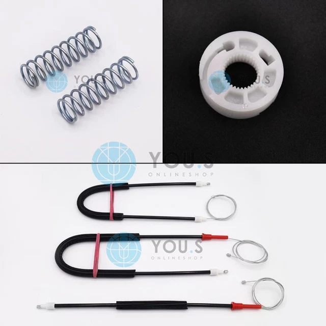Kit Réparation Lève-vitre Manuel Avant Gauche Pour Seat Toledo III (3) - Réf. 7M0837461 - Pièce Neuve ÉTOILE NOIRE