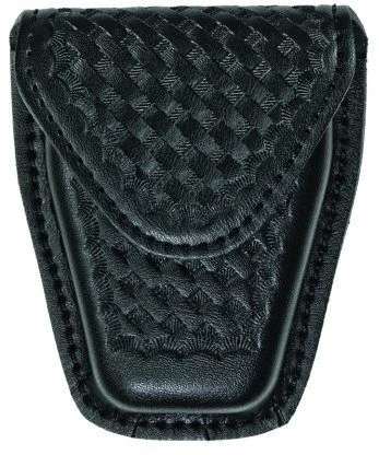 Hero's Pride 1450WC AirTek Chain Black Hidden Snap Basketweave Handcuff Case