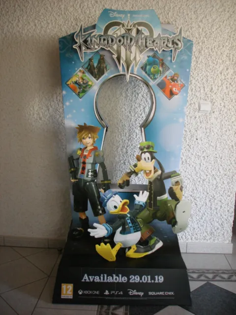 Kingdom Hearts 3D Promo Pappaufsteller Display Standee Square Enix Ultra Rare
