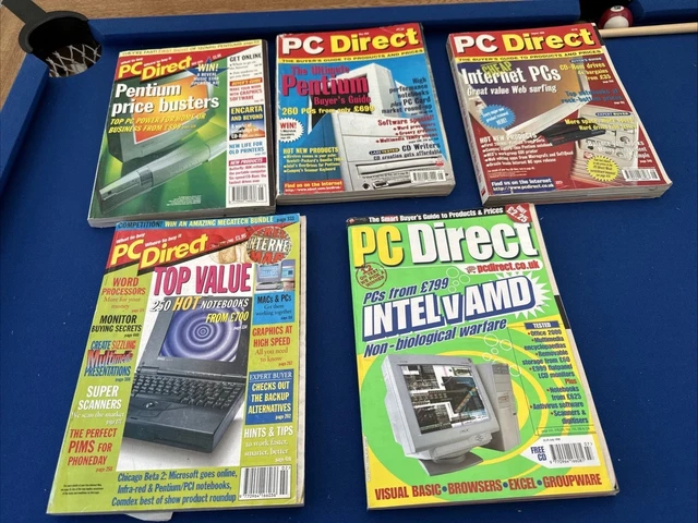 5 VINTAGE PC DIRECT Magazines From 1990s £16.15 - PicClick UK