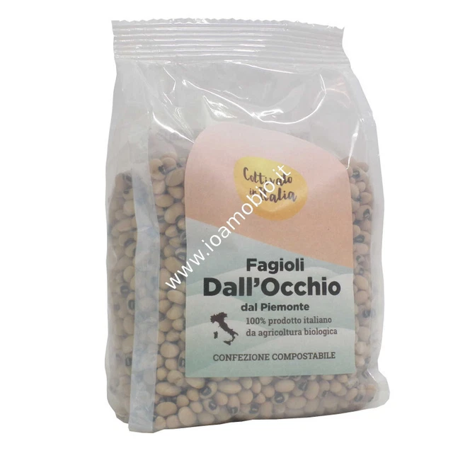 Fagioli dall'occhio 400g - Legumi Bio Coltivati in Italia