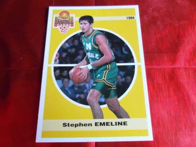 PANINI OFFICIAL CARDS N°135 - BASKETBALL 1994 SNB - Stephen EMELINE - ASVEL