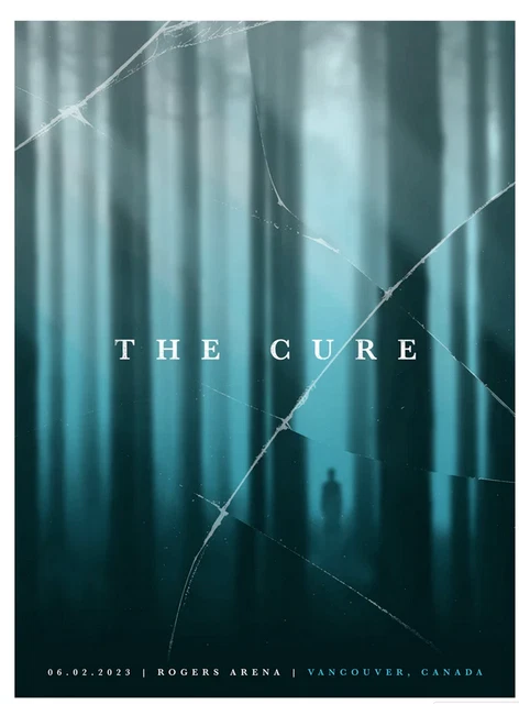 The Cure Poster Vancouver Canada June 2 2023 First Ed SOLD OUT