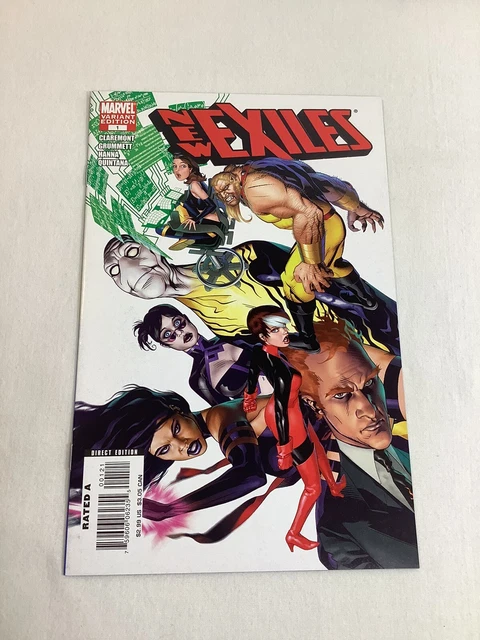 New Exiles Comic 1 Variant Chris Claremont Tom Grummet Marvel 2008