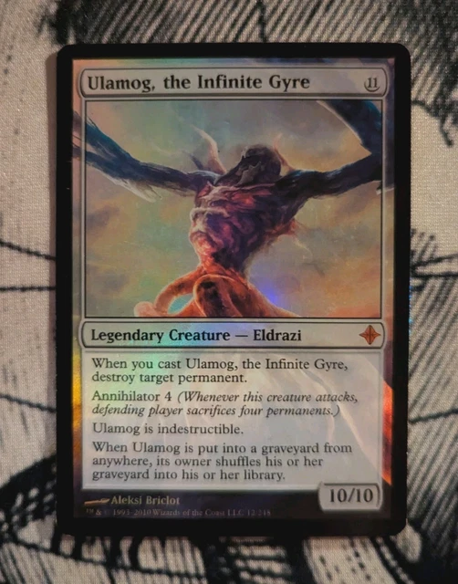 Ulamog the Infinite Gyre 1x FOIL ROE MTG Rise of Eldrazi Mythic NM legendary
