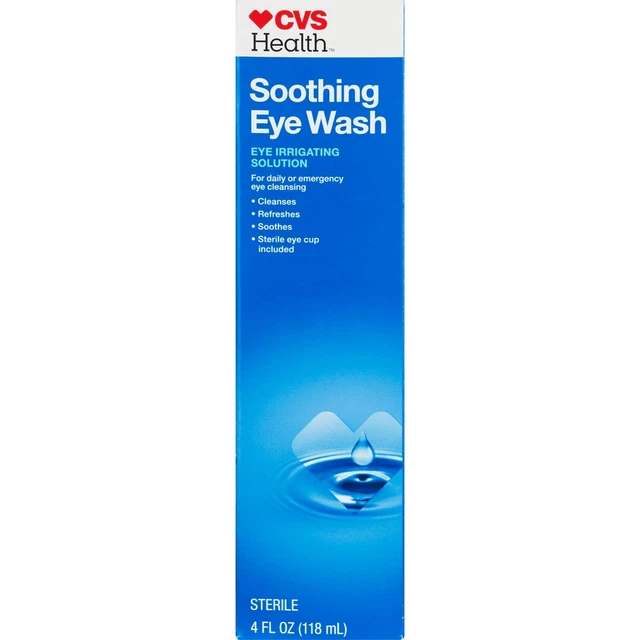 CVS HEALTH SOOTHING EYE Wash 4oz Sterile 8.95 PicClick