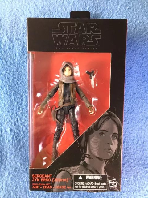 SERGEANT JYN ERSO JEDHA 22 Star Wars Black Series Action Figure 2016 NEW Sealed