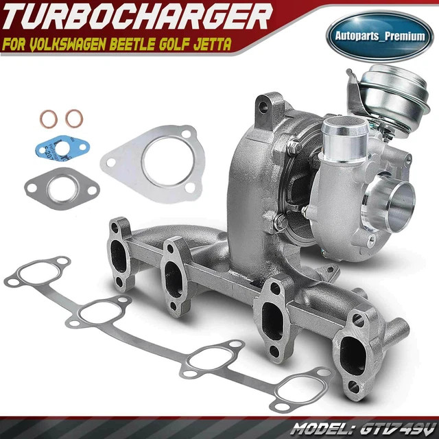 Turbo Turbocharger for VW Beetle Golf Jetta 1998-2004 1.9L GT1749V 038253019N