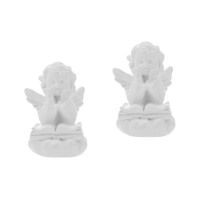 Collana Con Ciondolo Angelo Custode – Miniblings Fatto A Mano In Pelle, 20 Mm, Argento