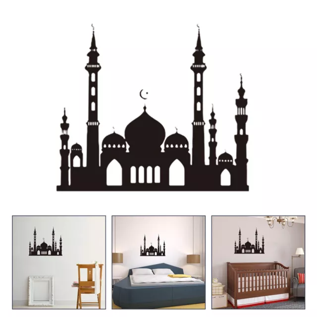 Pegatinas de pared decoraciones cáscara y calcomanía cultura musulmana hogar