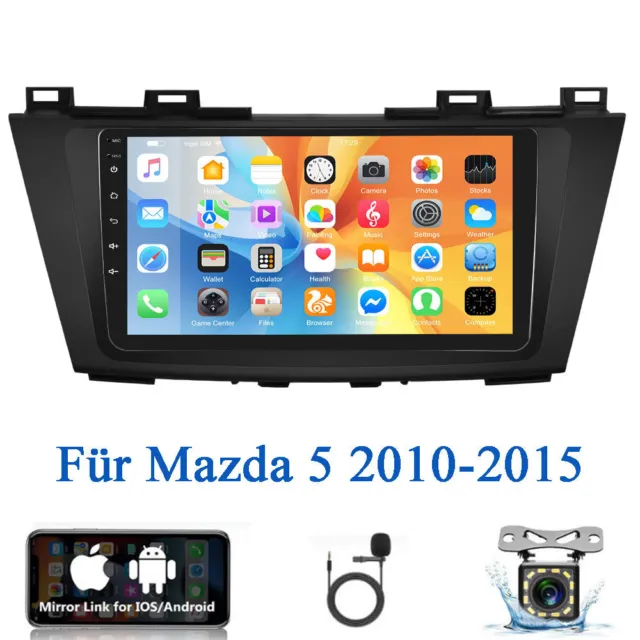 Für Mazda 5 2010-2015 Android 13 Autoradio GPS NAVI WIFI Bluetooth RDS 32G +Kam