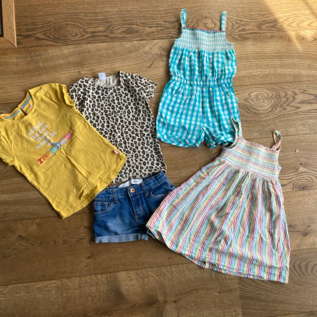 🌈 Huge Bundle Of Girls Rainbow Clothes Little Bird Lindex 4-5 Years Dresses Etc