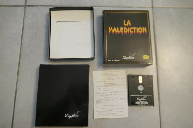 Jeu Amstrad CPC 6128 - LA MALEDICTION - Lankhor • EUR 799,99