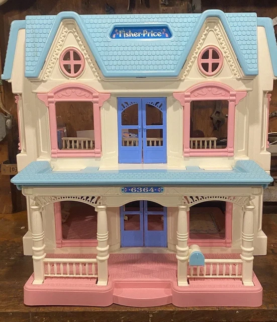 LOVING FAMILY FOLDING Dream Dollhouse Fisher Price 1993 6364 4600