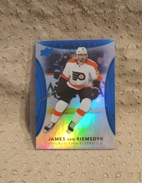 2022-23 Upper Deck Trilogy Blue #31 James Van Riemsdyk SN'D /199 Flyers