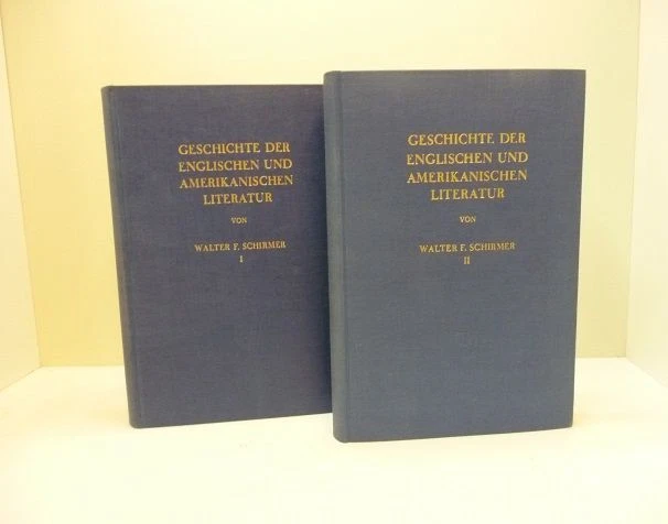 Geschichte der englischen und amerikanischen Literatur; Teil: Band 1 +  Band 2 v