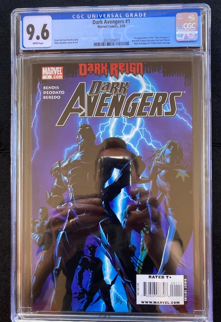 Dark Avengers #1 CGC 9.6 NM+ 1st App Dark Avengers & Iron Patriot WP 2009