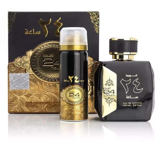 ARD AL ZAAFARAN Oud 24 Hours Unisex 100ml Eau de Parfum with 75ml ...