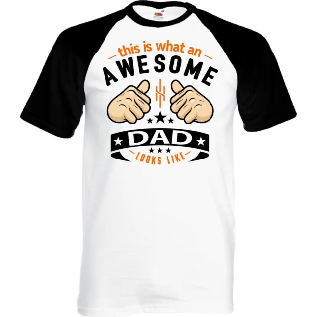 This Is What An Awesome Dad Looks Like Mens Funny T-Shirt Fathers Day Daddy