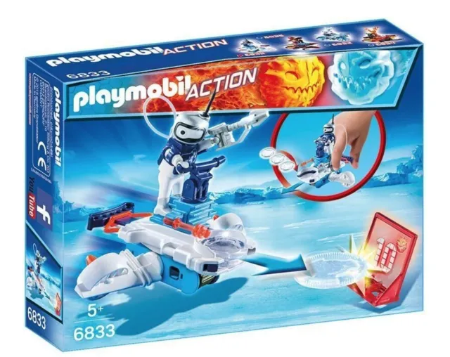 PLAYMOBIL Action - Set 6833 - Icebot mit Disc-Shooter