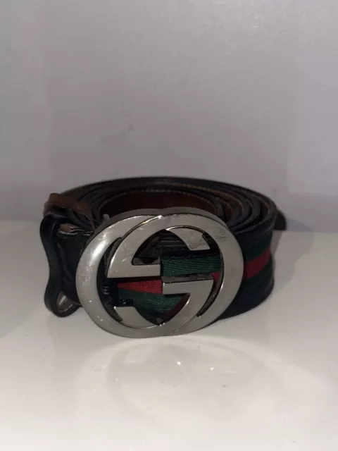 Gucci belt sales black green red