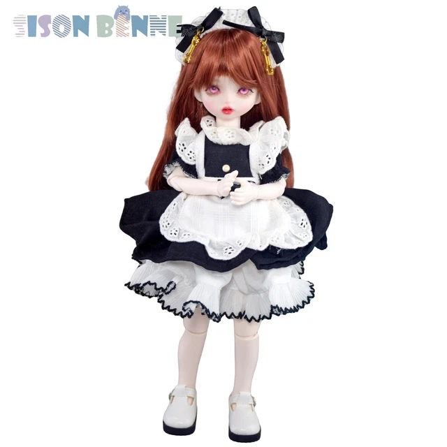 12 30cm BJD Poupée Jolis Vêtements Chapeau Changeable Yeux Bleus 12 30cm BJD Poupée Jolis Vêtements Chapeau Changeable Yeux Bleus