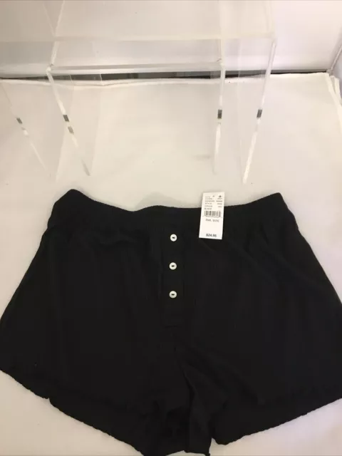 PacSun LA Hearts Black Lounge Shorts (women’s small) NWT Size Small