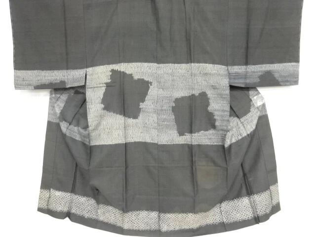 09104# Japanese Kimono / Antique Mens Juban / Shibori / Shikishi