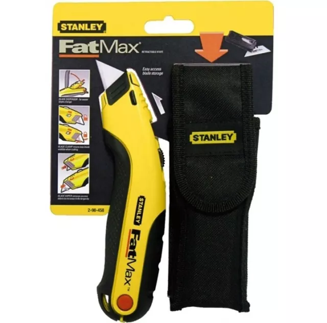 Stanley FatMax Retractable Knife With Pouch