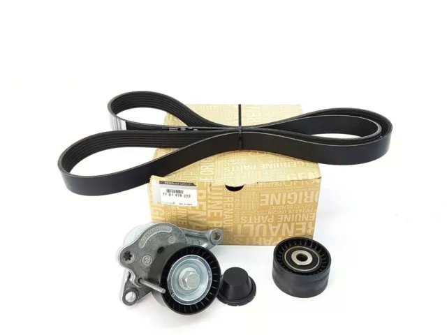 kit courroie accessoire Tendeur De Renault Laguna Master 2.0-2.3 dCi 7701478233