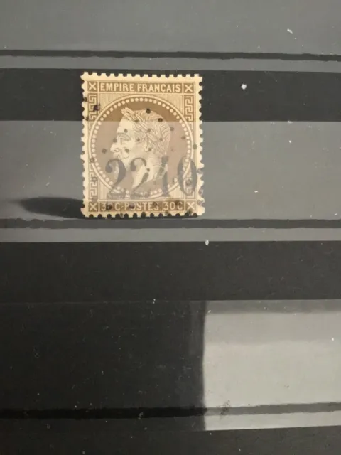 Lot 90 timbre de France type Napoleon III n°30 obl losange GC 2240