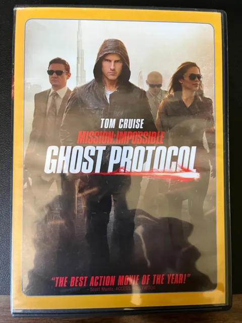 Mission: Impossible: Ghost Protocol (DVD, 2011) Tom Cruise